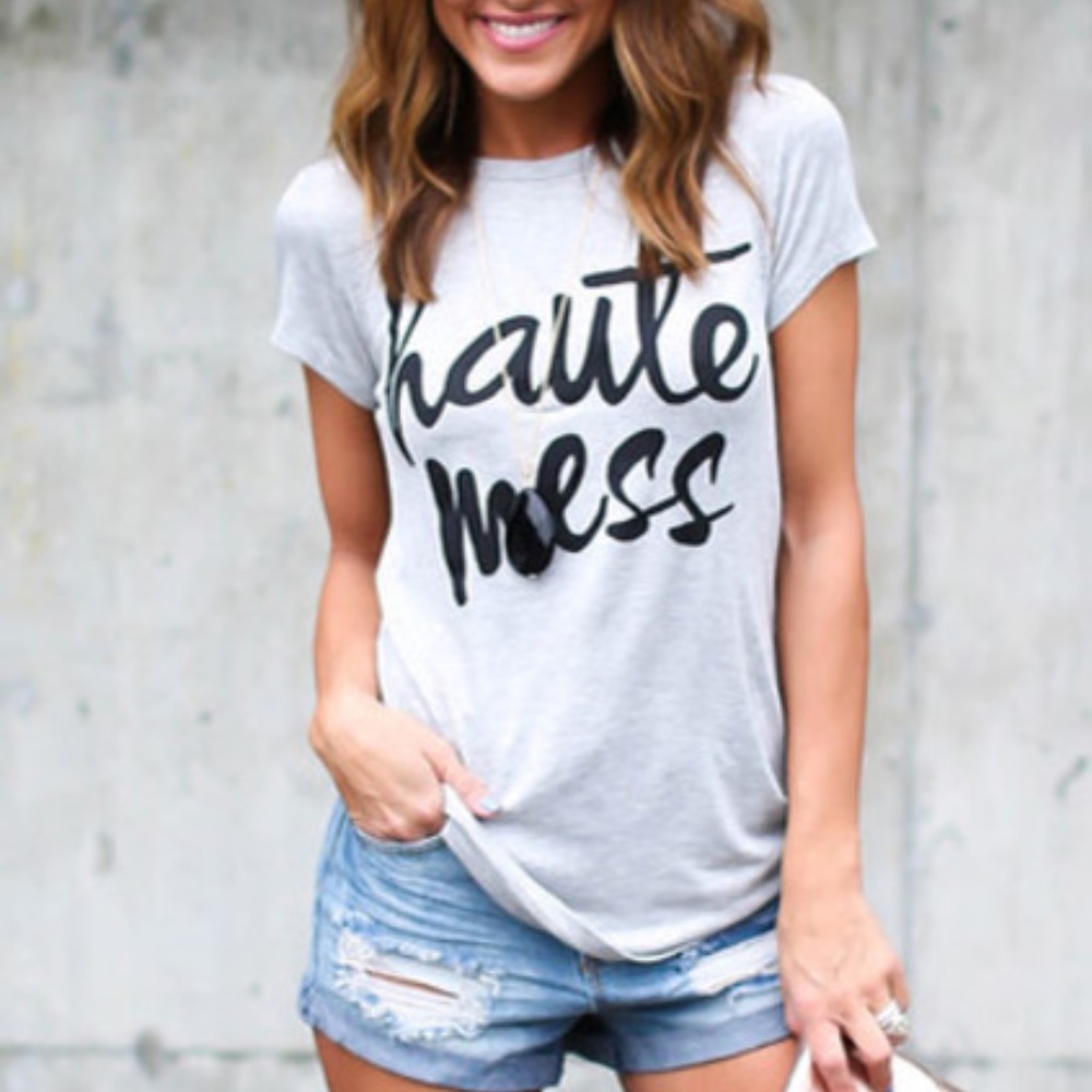 Haute Mess Graphic Tee - Picture 3 of 6